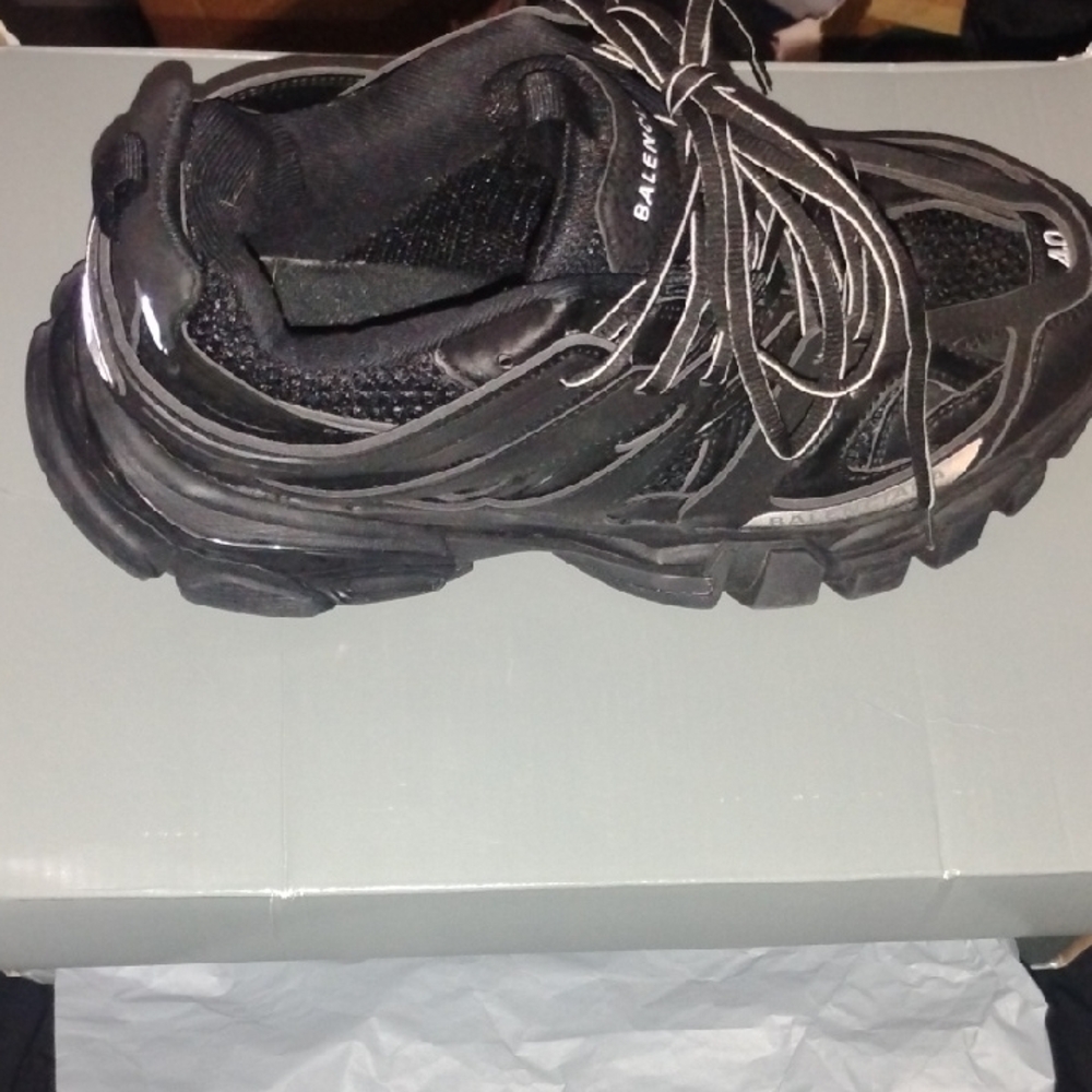 Balenciaga Black and White Sneakers